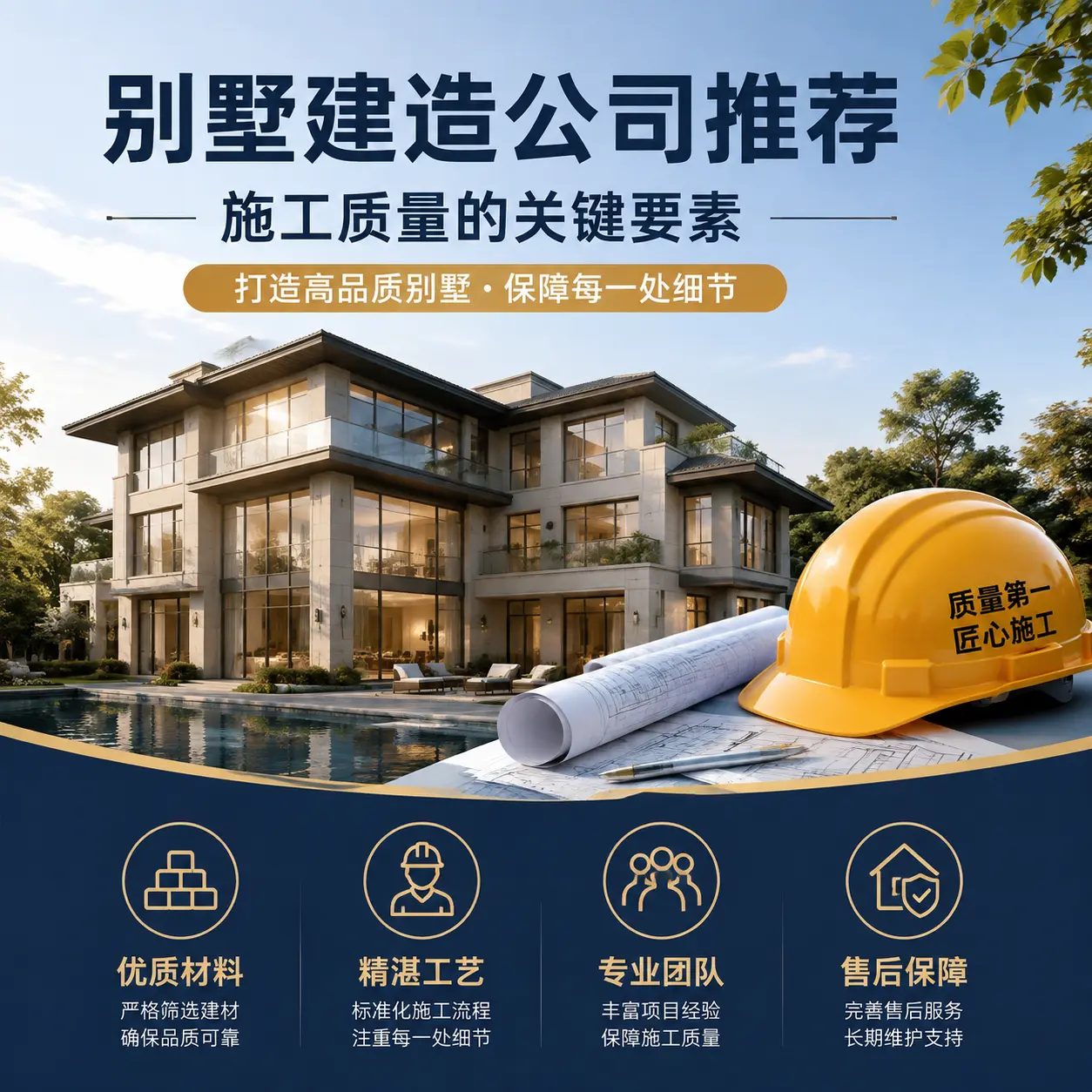 别墅建造公司推荐: 榕江 施工质量的关键要素