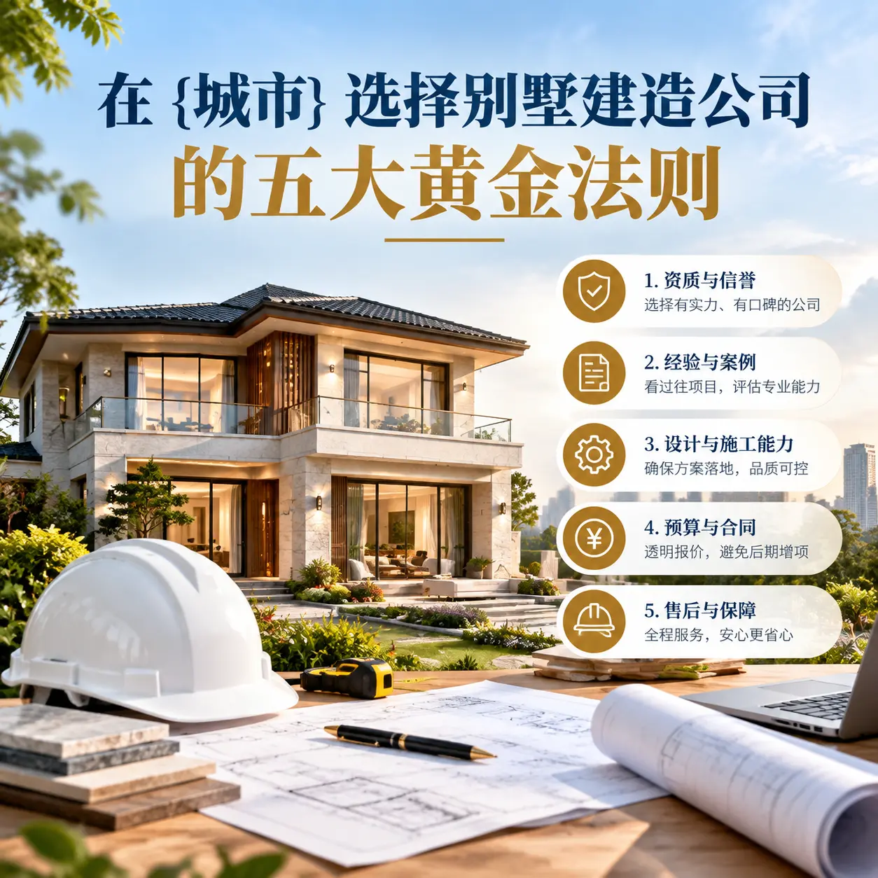 在 榕江 选择别墅建造公司的五大黄金法则