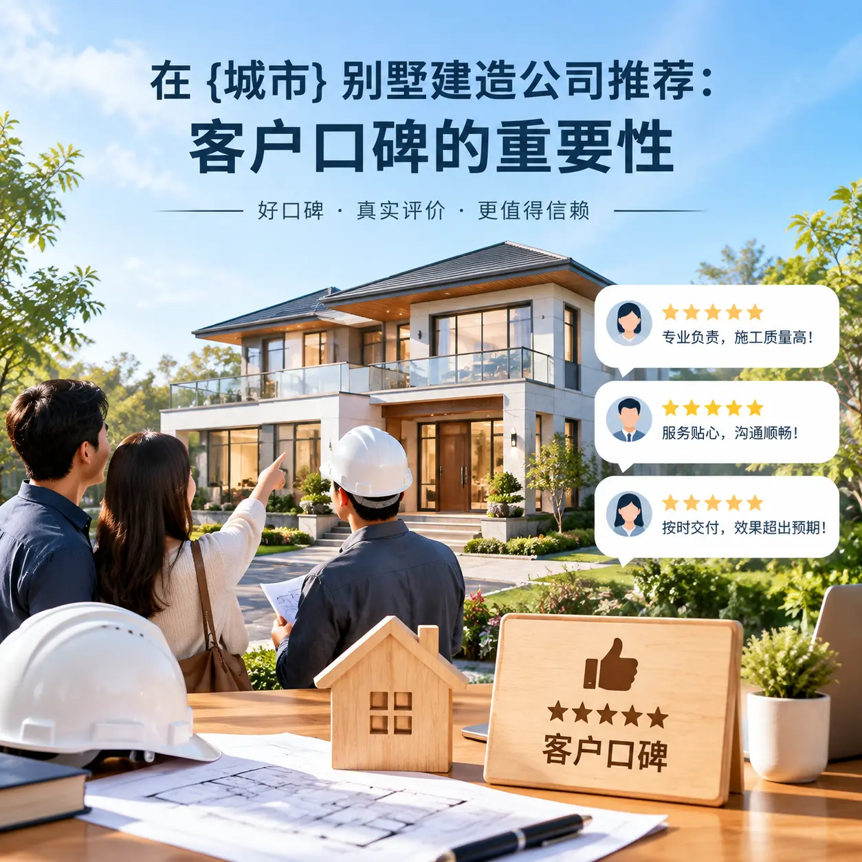 在 榕江 别墅建造公司推荐:客户口碑的重要性