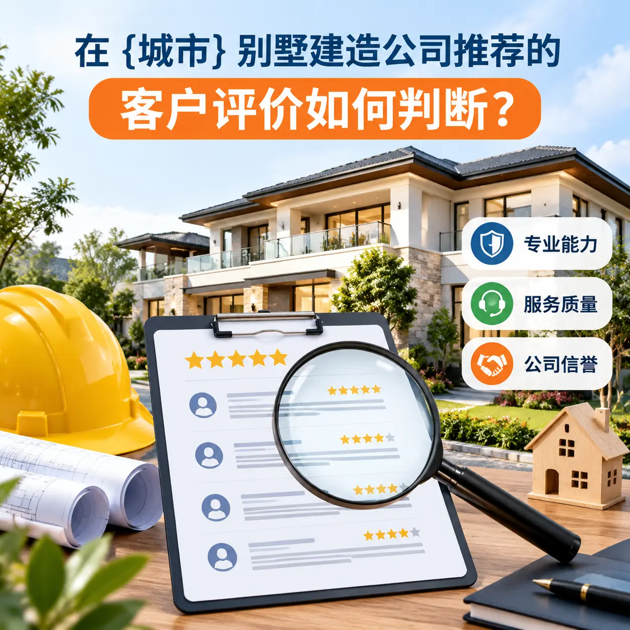 在 榕江 别墅建造公司推荐的客户评价如何判断?