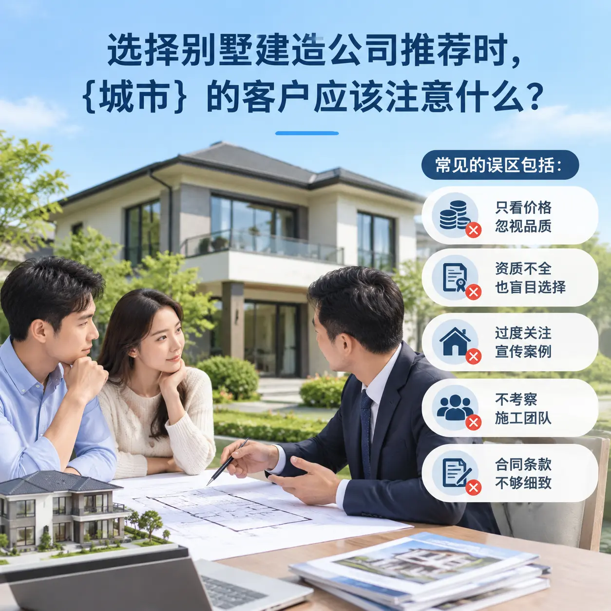 选择别墅建造公司推荐时,榕江 的客户应该注意什么?