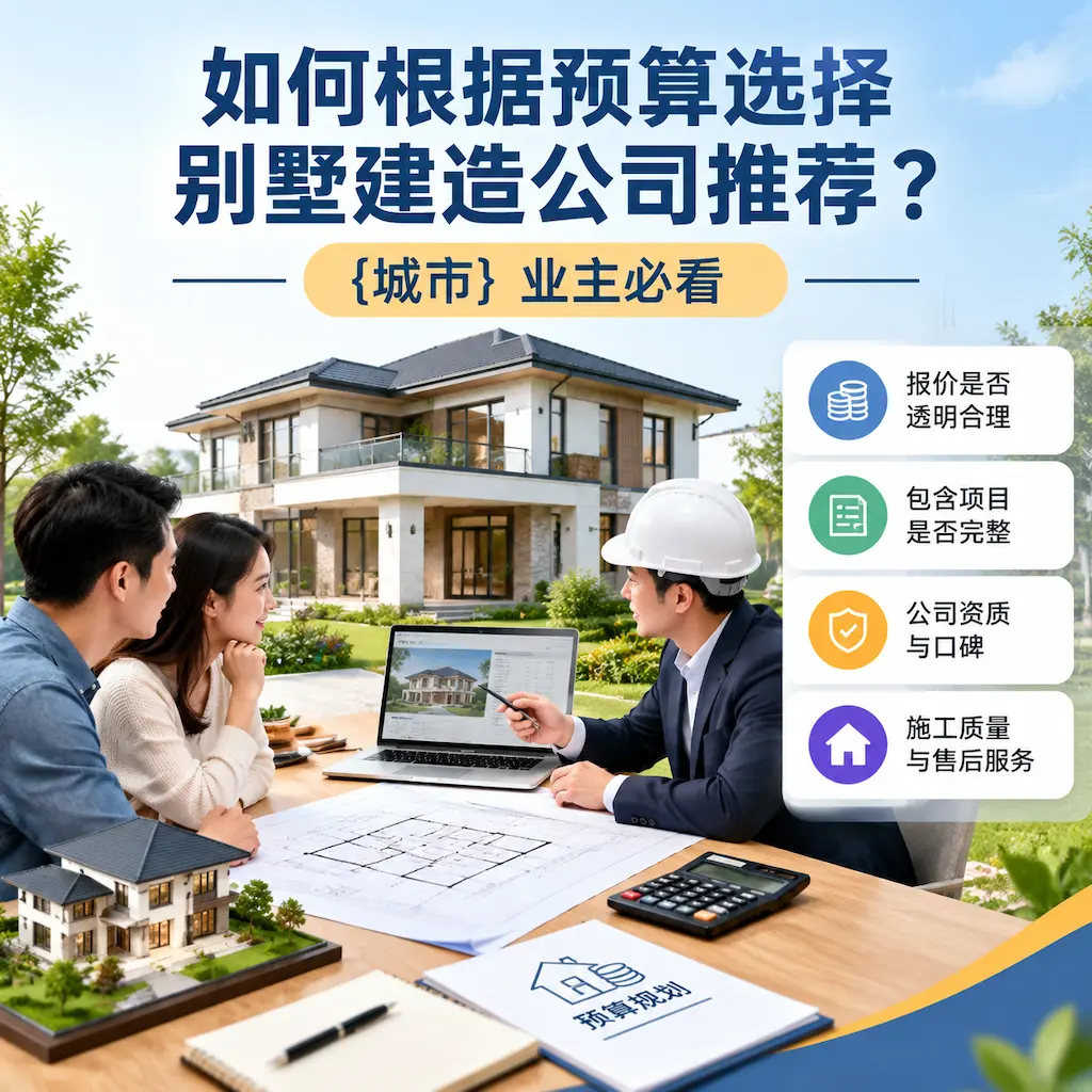 如何根据预算选择别墅建造公司推荐？ 榕江 业主必看